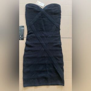 Elegant Black Strapless Dress